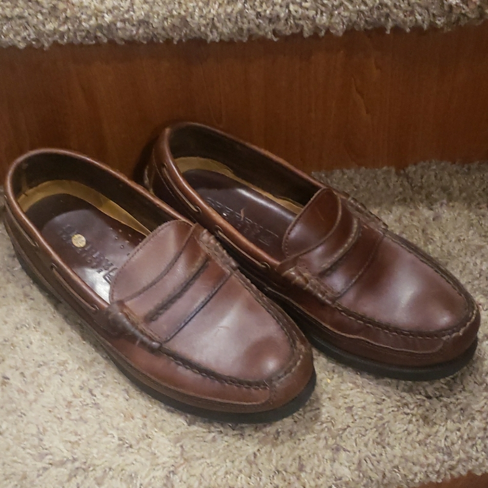 Mens Top-siders loafers slip on size 8M